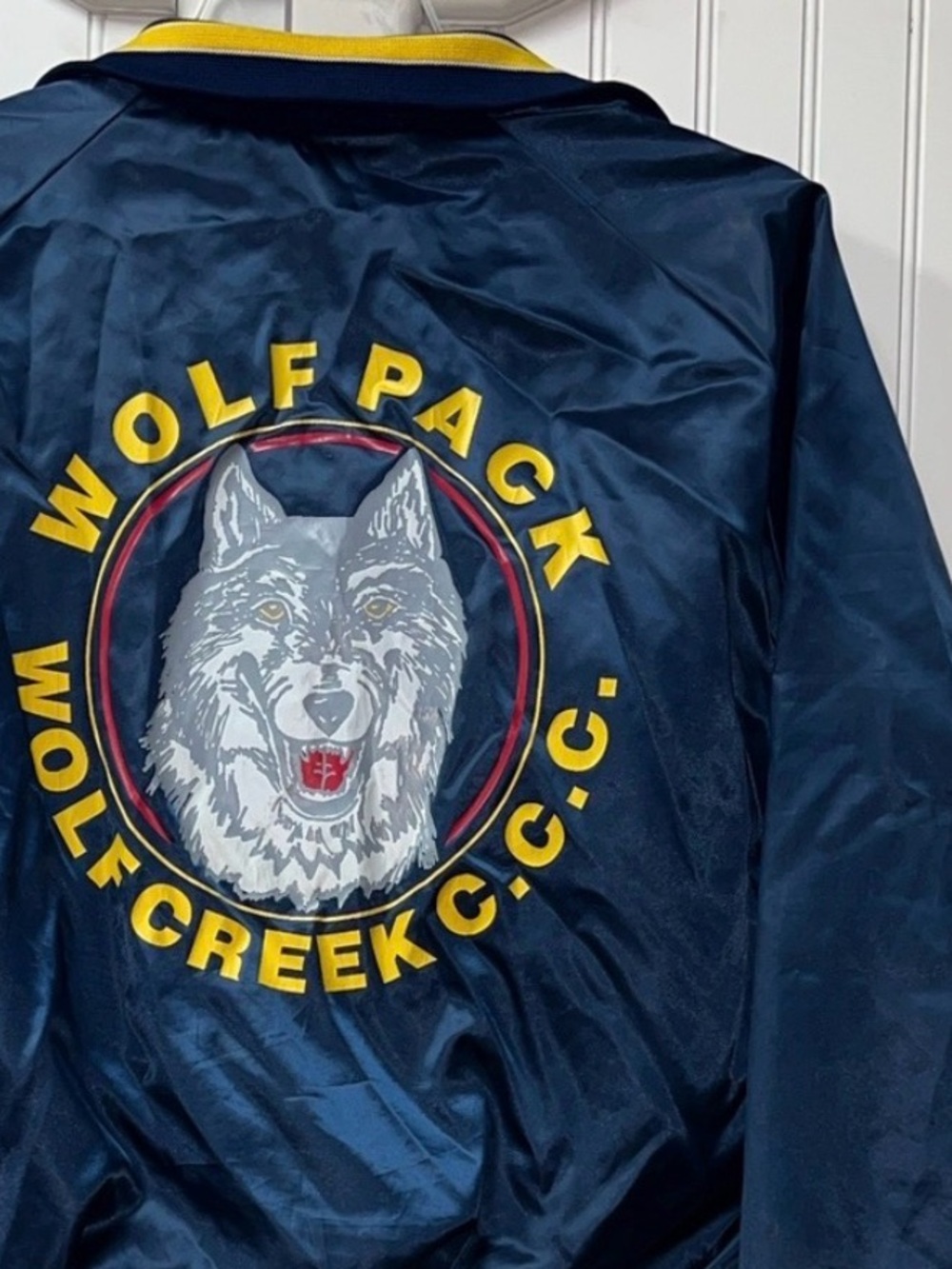 80s Oregon Wolf Creek Conservation Wolf Pack Jacket L Vintage Portland